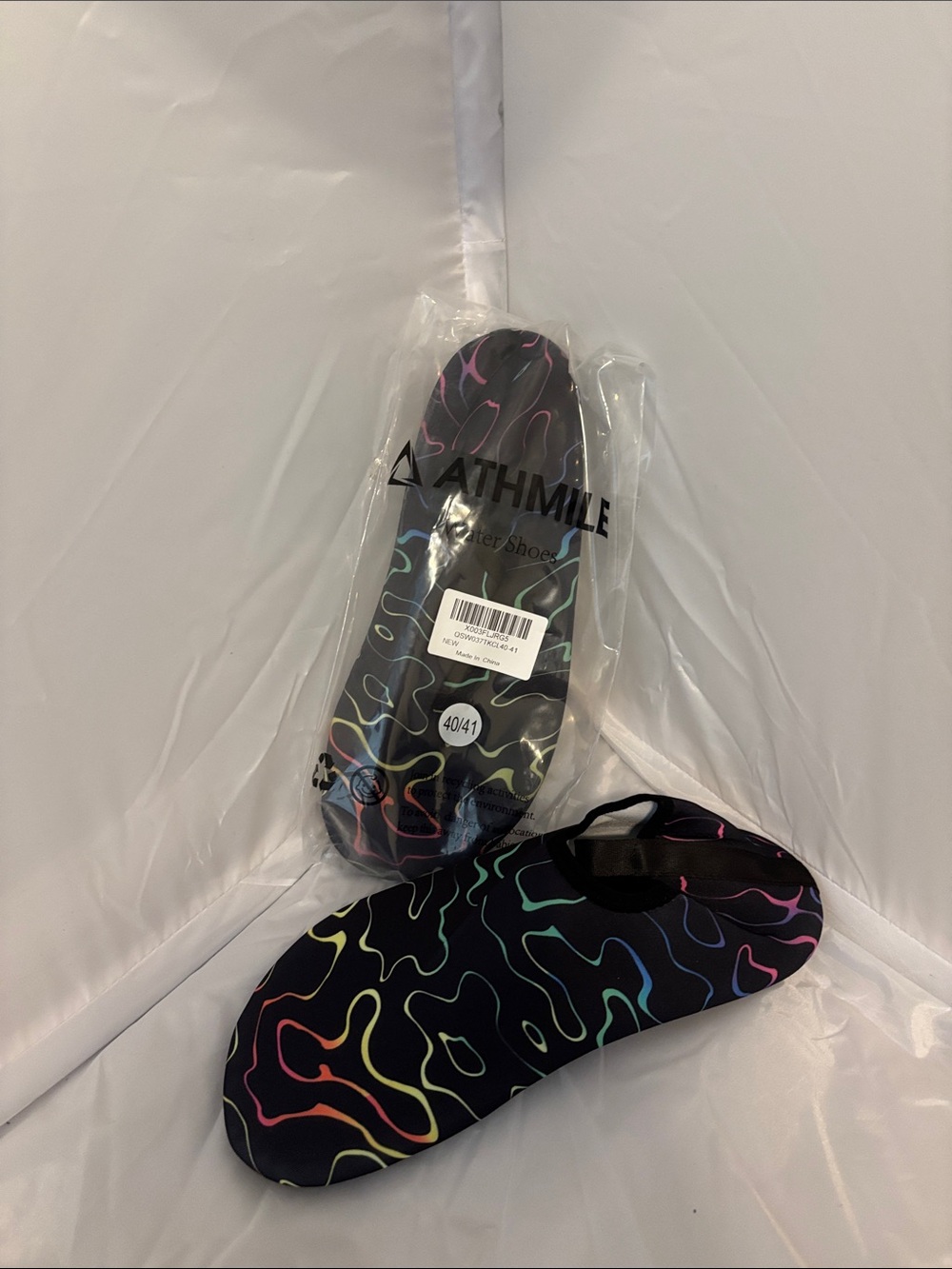 These are ATHMILE brand water shoes